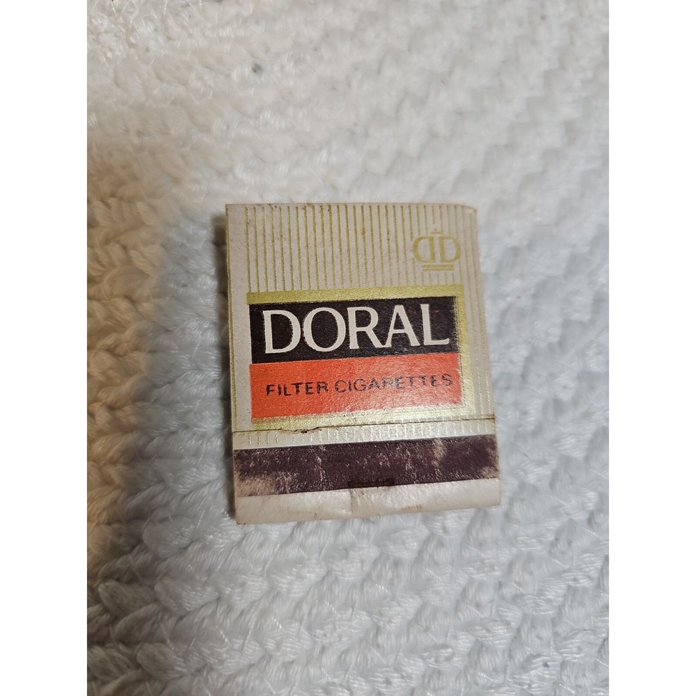 Doral Filter Cigarettes Matchbook Full Advertisement Rare Full Book